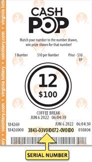 virginia lottery|virginia lottery cash pop.